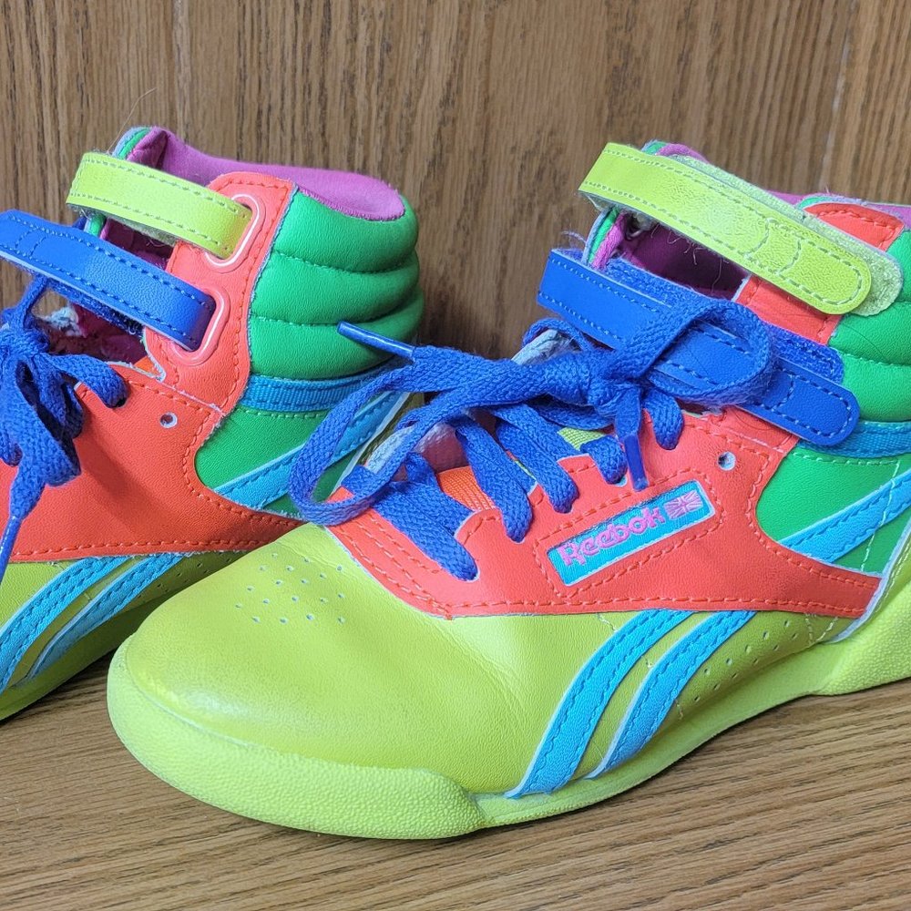 Kid Reebok FreeStyleHI High Top Shoes Size 12.5 Uisex